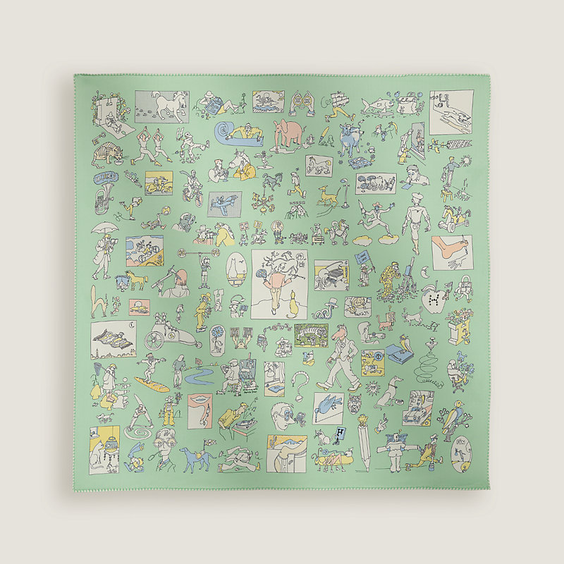 カレ 70 《カレ・リブレ》 - グリーン | Hermès - エルメス-公式サイト